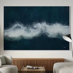 XXL Öl Gemälde 'Living, Breathing Sea' | Handgemaltes Unikat