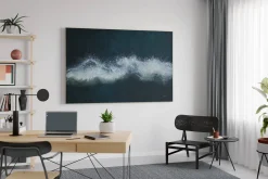 XXL Öl Gemälde 'Living, Breathing Sea' | Handgemaltes Unikat