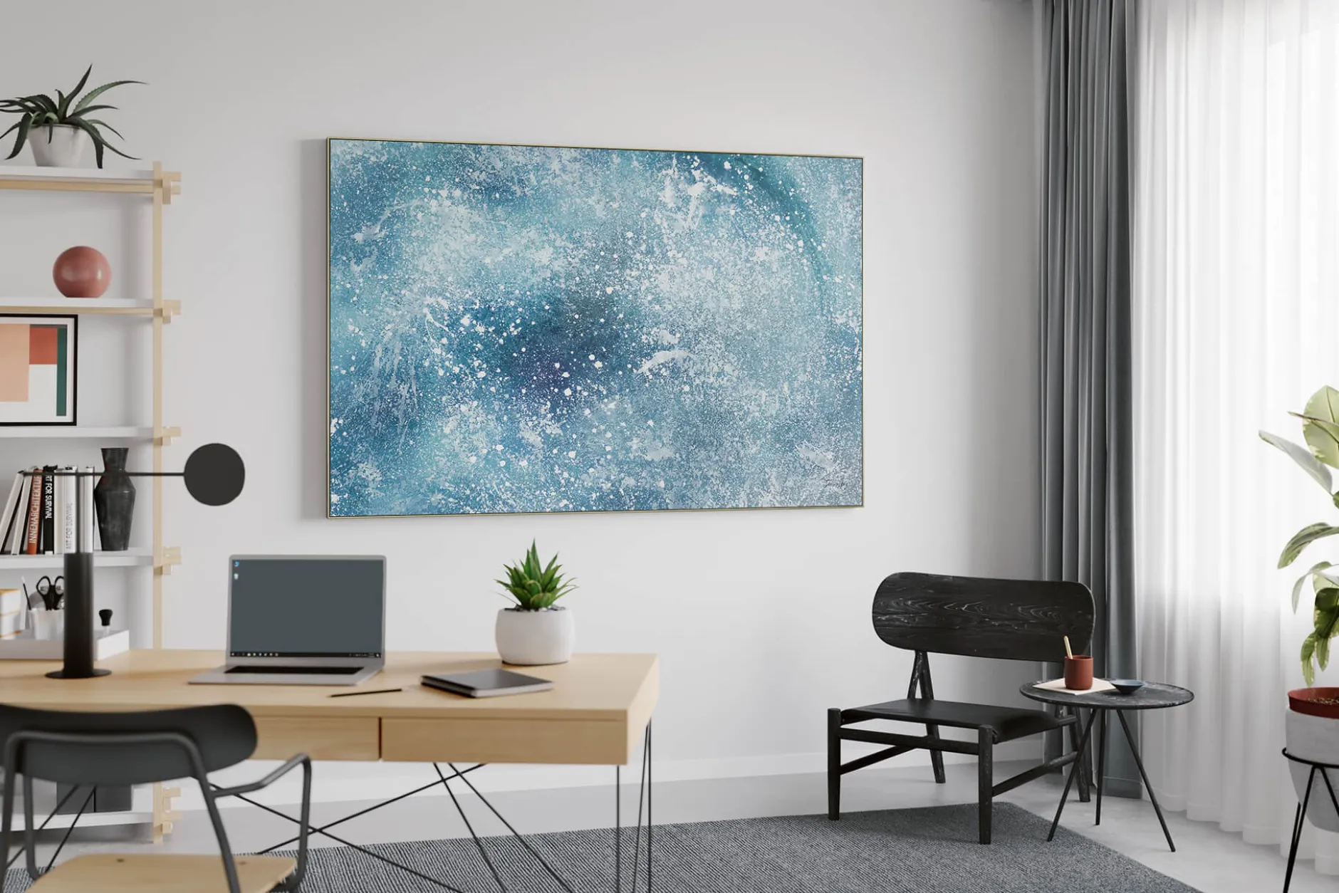 XXL Öl Gemälde 'Look up at the Sky' | Handgemaltes Unikat