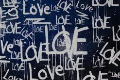 XXL Öl Gemälde 'Love is everywhere' | Handgemaltes Unikat