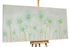 XXL Öl Gemälde 'Lovely Daisies' | Handgemaltes Unikat