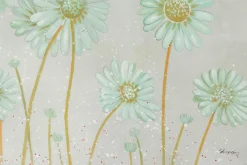 XXL Öl Gemälde 'Lovely Daisies' | Handgemaltes Unikat