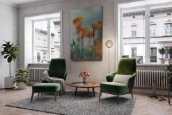 XXL Öl Gemälde 'Luminous Tulips' | Handgemaltes Unikat
