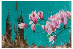 XXL Öl Gemälde 'Macht der Magnolie' | Handgemaltes Unikat