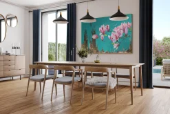 XXL Öl Gemälde 'Macht der Magnolie' | Handgemaltes Unikat