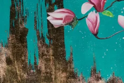 XXL Öl Gemälde 'Macht der Magnolie' | Handgemaltes Unikat