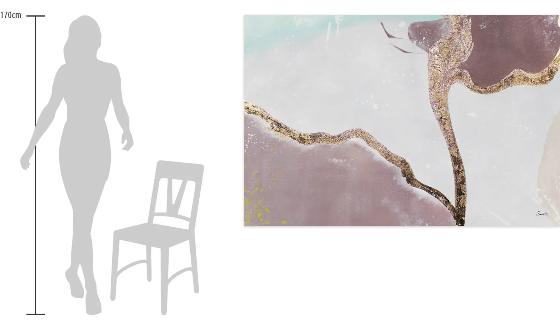 XXL Öl Gemälde 'Magic Flow' | Handgemaltes Unikat