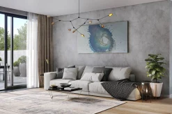 XXL Öl Gemälde 'Magic Lagoon' | Handgemaltes Unikat