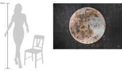 XXL Öl Gemälde 'Magic Moon' | Handgemaltes Unikat