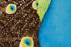 XXL Öl Gemälde 'Magic Peacock' | Handgemaltes Unikat