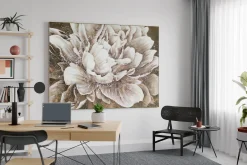 XXL Öl Gemälde 'Magische Blume' | Handgemaltes Unikat