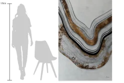 XXL Öl Gemälde 'Magisches Mineral' | Handgemaltes Unikat