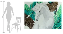 XXL Öl Gemälde 'Magnificent Mare' | Handgemaltes Unikat