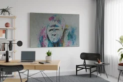 XXL Öl Gemälde 'Majestic Gorilla' | Handgemaltes Unikat