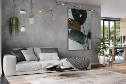 XXL Öl Gemälde 'Majestic Leaves' | Handgemaltes Unikat