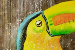 XXL Öl Gemälde 'Majestic Toucan' | Handgemaltes Unikat