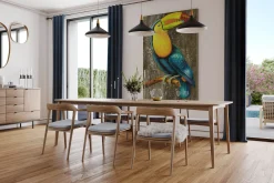 XXL Öl Gemälde 'Majestic Toucan' | Handgemaltes Unikat