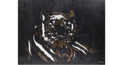 XXL Öl Gemälde 'Majestätischer Tiger' | Handgemaltes Unikat