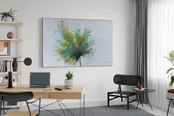 XXL Öl Gemälde 'Maple Leaf Splash' | Handgemaltes Unikat