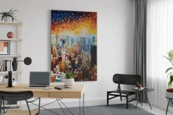 XXL Öl Gemälde 'Marvelous Big Apple' | Handgemaltes Unikat