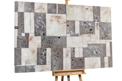 XXL Öl Gemälde 'Mauer der Gefühle' | Handgemaltes Unikat