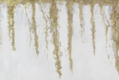 XXL Öl Gemälde 'Metallic Roots' | Handgemaltes Unikat