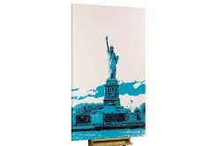 XXL Öl Gemälde 'Miss Liberty' | Handgemaltes Unikat
