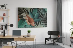 XXL Öl Gemälde 'Mitternachtsblumen' | Handgemaltes Unikat