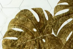XXL Öl Gemälde 'Monstera on Marble' | Handgemaltes Unikat