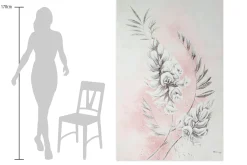 XXL Öl Gemälde 'Märchenblume' | Handgemaltes Unikat