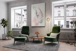 XXL Öl Gemälde 'Märchenblume' | Handgemaltes Unikat