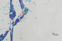 XXL Öl Gemälde 'Mr. Flamingo Dots' | Handgemaltes Unikat