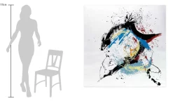 XXL Öl Gemälde 'My Rocking Chair' | Handgemaltes Unikat