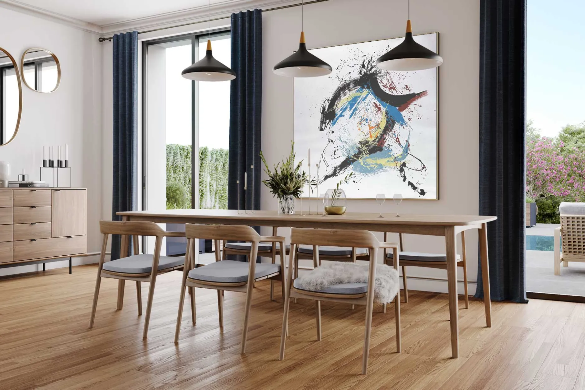 XXL Öl Gemälde 'My Rocking Chair' | Handgemaltes Unikat