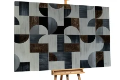 XXL Öl Gemälde 'Mystery Puzzle' | Handgemaltes Unikat