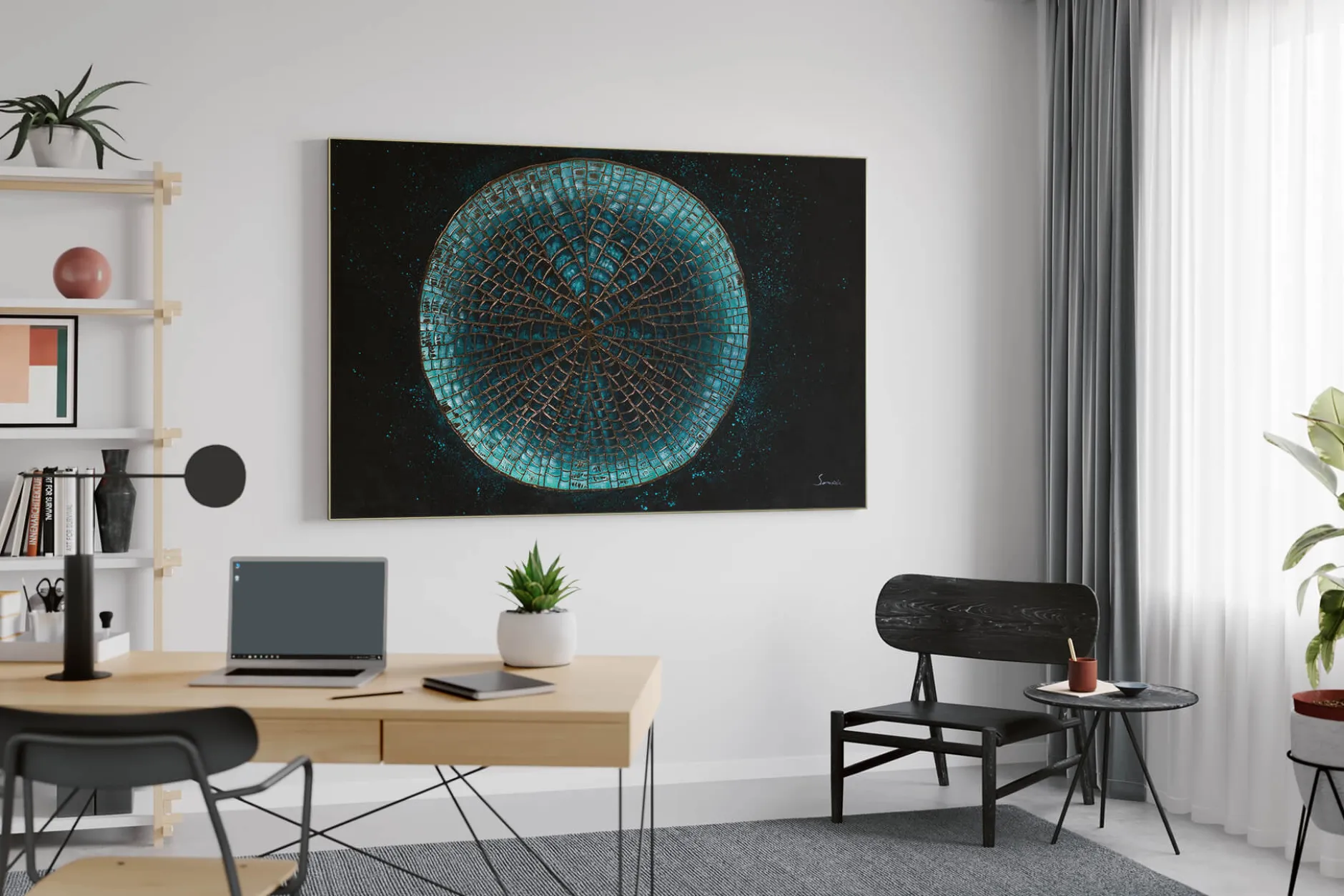 XXL Öl Gemälde 'Nature Connections' | Handgemaltes Unikat