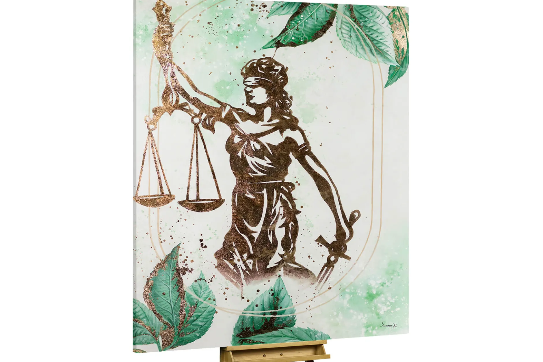 XXL Öl Gemälde 'Nature is Justice' | Handgemaltes Unikat
