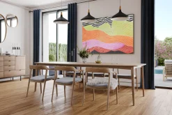XXL Öl Gemälde 'Neon Colour Play' | Handgemaltes Unikat