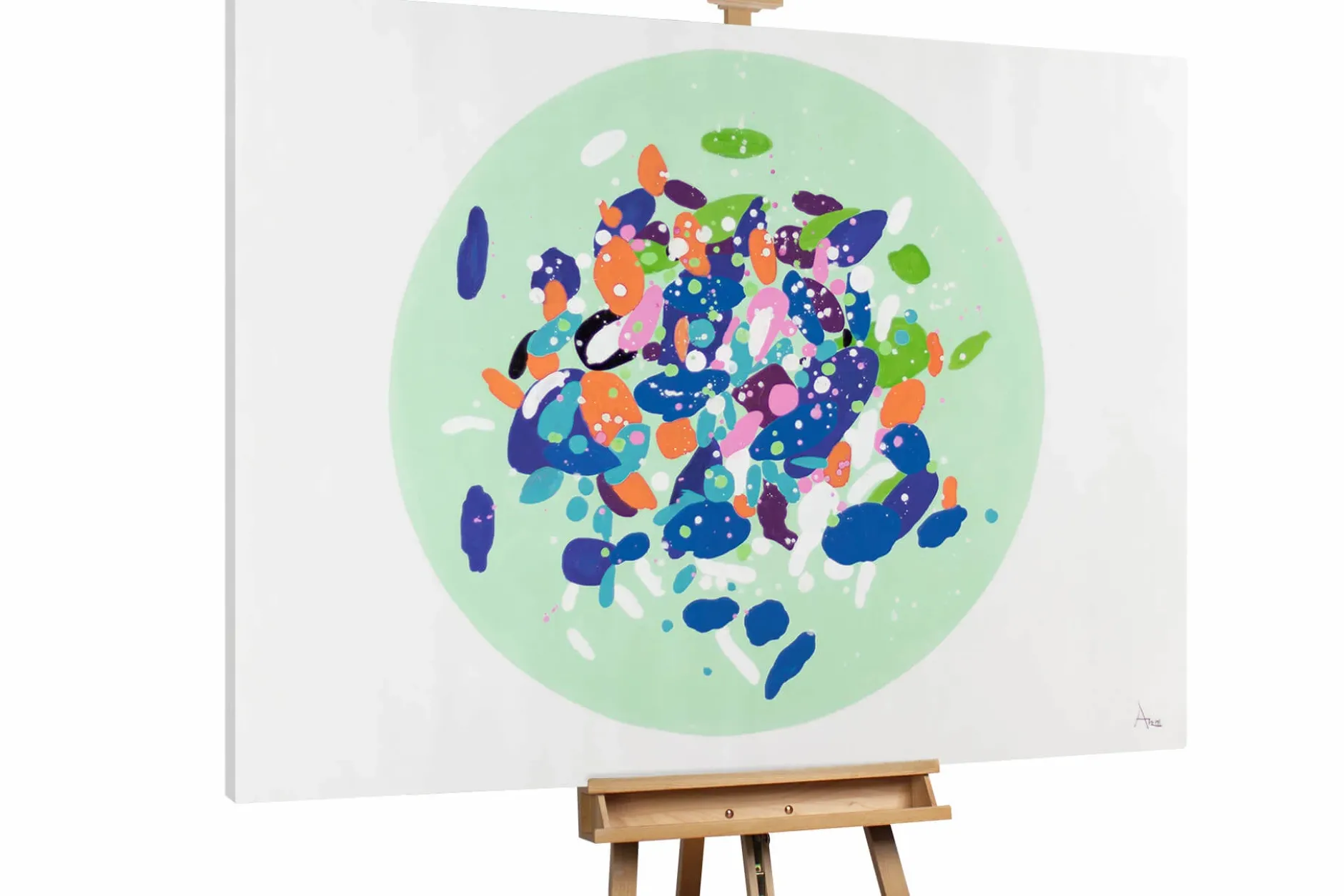XXL Öl Gemälde 'New Discoveries' | Handgemaltes Unikat