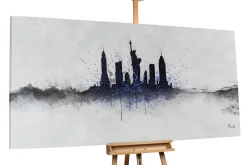 XXL Öl Gemälde 'New York New York' | Handgemaltes Unikat