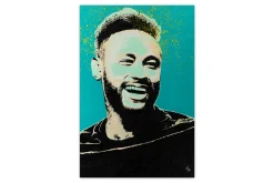 XXL Öl Gemälde 'Neymar’s Joy' | Handgemaltes Unikat