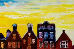 XXL Öl Gemälde 'Nordic Sunset' | Handgemaltes Unikat