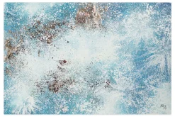 XXL Öl Gemälde 'Ocean Fireworks' | Handgemaltes Unikat