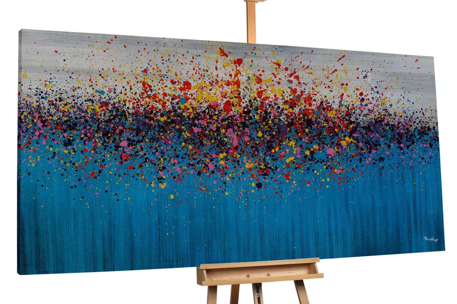 XXL Öl Gemälde 'Ocean of Colours' | Handgemaltes Unikat