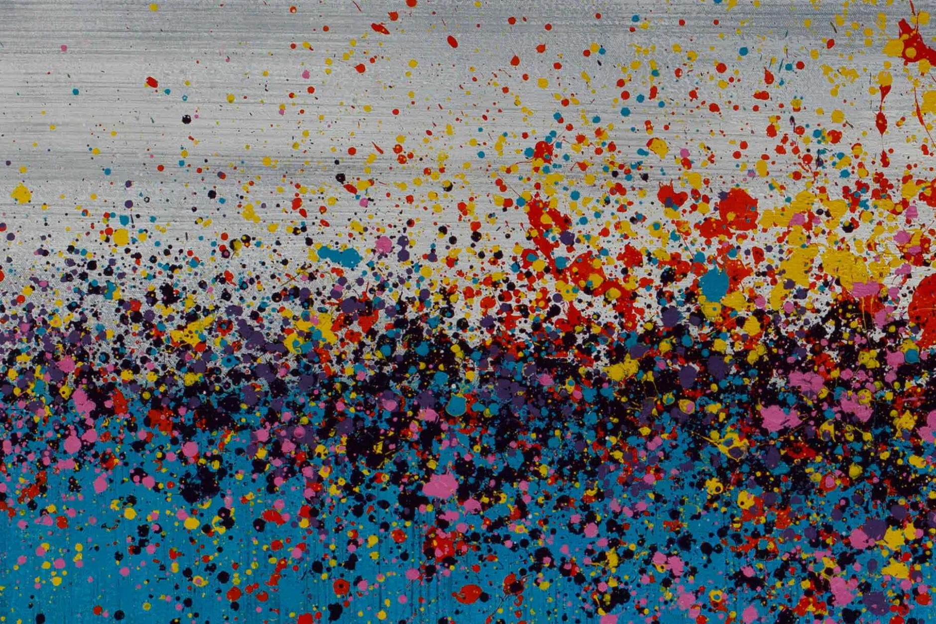 XXL Öl Gemälde 'Ocean of Colours' | Handgemaltes Unikat