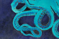 XXL Öl Gemälde 'Octopus Adventure' | Handgemaltes Unikat