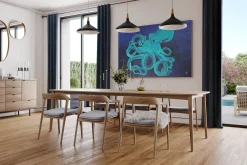 XXL Öl Gemälde 'Octopus Adventure' | Handgemaltes Unikat