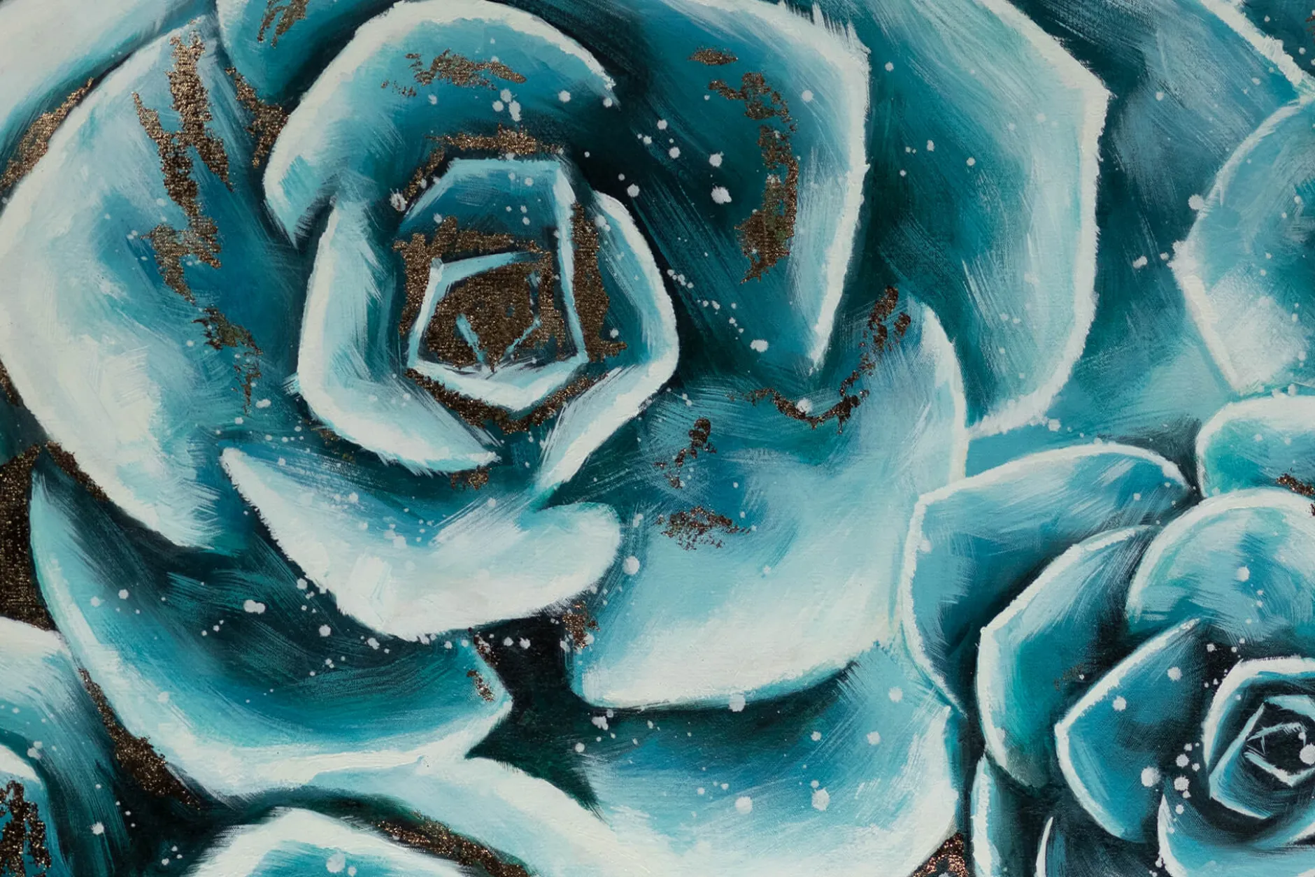 XXL Öl Gemälde 'Ode to Roses' | Handgemaltes Unikat