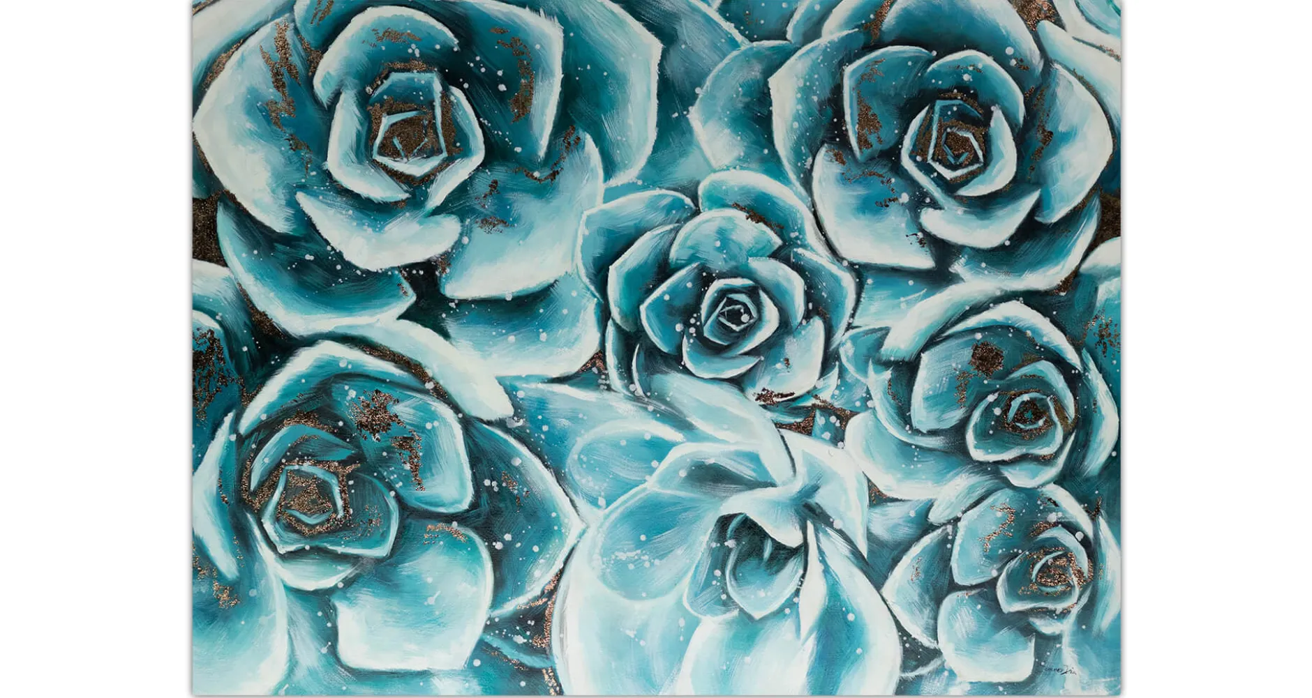 XXL Öl Gemälde 'Ode to Roses' | Handgemaltes Unikat