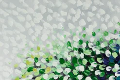 XXL Öl Gemälde 'Optical Blossoming' | Handgemaltes Unikat